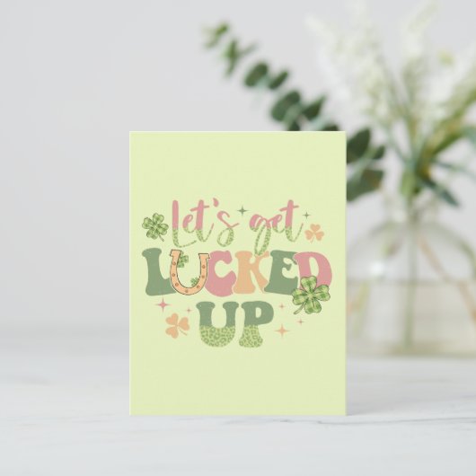 Carte Postale Laissons-nous chanceler (Debout devant)