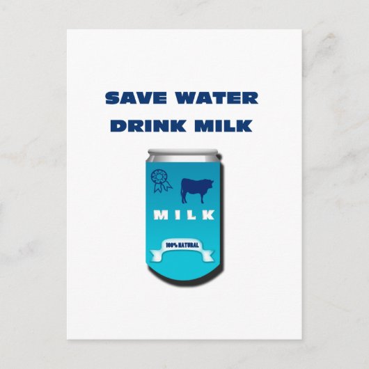 Carte Postale lait (Devant)