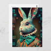 Carte Postale Lait de lapin blanc (Devant / Derrière)