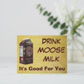 Carte Postale Lait d'orignal Matanuska (Debout devant)