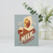 Carte Postale Lait pour la chaleur (Debout devant)