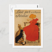 Carte Postale Lait Pur de la Vingeanne Sterilize (Devant / Derrière)