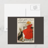 Carte Postale Lait pur Stérilisé de Steinlen (Devant / Derrière)