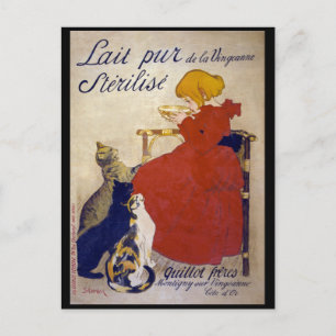 Carte Postale Lait pur sylisé de la Vingeanne, Steinlen