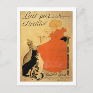 Carte Postale 'Lait stérilisé pur de La Vingeanne', 1894 (co