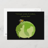 Carte Postale Laitue Bee (Devant / Derrière)