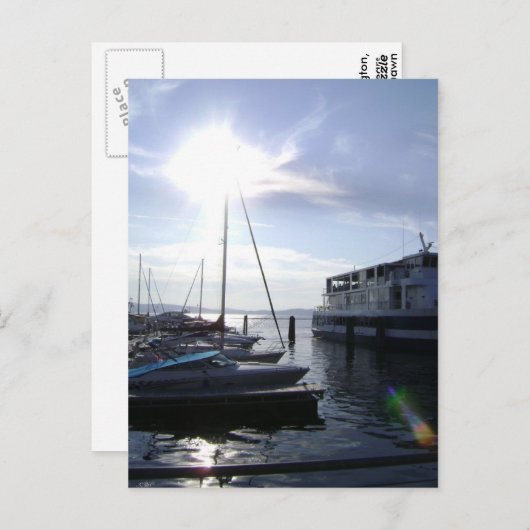 Carte Postale Lake Champlain (Devant / Derrière)