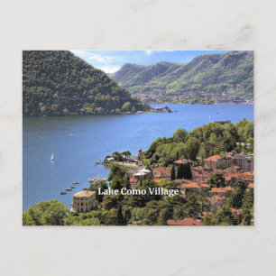 Carte Postale Lake Como Village, photo pittoresque,