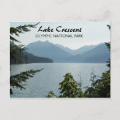 Carte Postale Lake Crescent, Washington Photo de voyage (Devant)