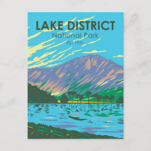 Carte Postale Lake District National Park Lac Buttermere