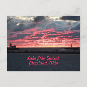 Carte postale Lake Erie Sunset (Cleveland)