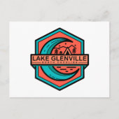 Carte Postale LAKE GLENVILLE lune hexa (Devant)