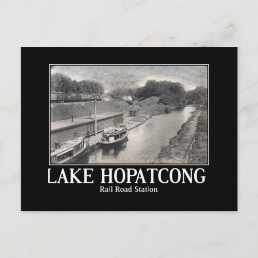 Carte Postale Lake Hopatcong Rail Road Station 1910 (Devant)