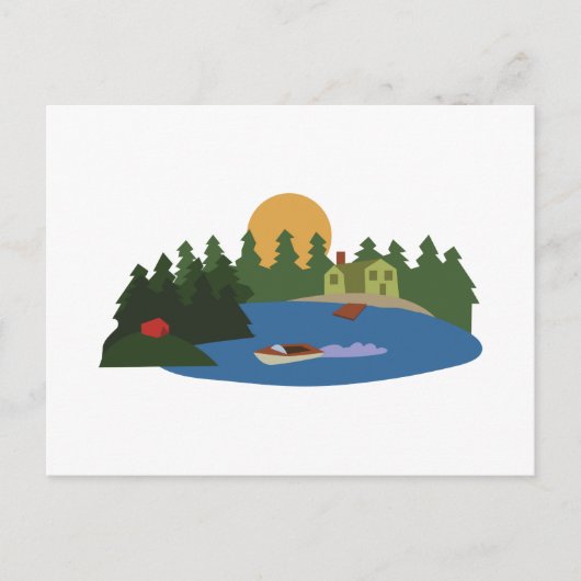 Carte Postale Lake House (Devant)
