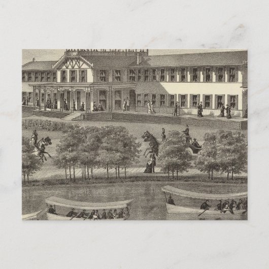 Carte Postale Lake House, Spring Lake, NJ (Devant)