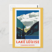Carte Postale Lake Louise Rockies Canada (Devant / Derrière)