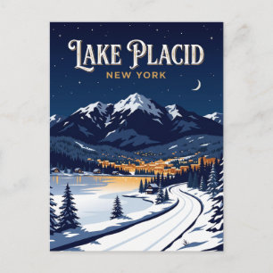Carte Postale Lake Placid États-Unis