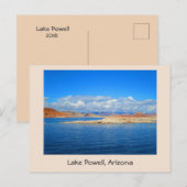 Carte postale Lake Powell 2018 (Devant / Derrière)