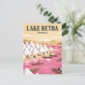 Carte Postale Lake Retba, Dakar, Dakar (Debout devant)