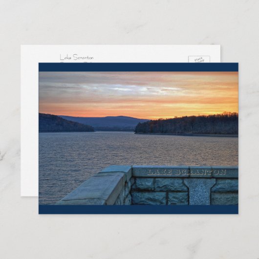 Carte postale Lake Scranton Sunset (Devant / Derrière)