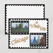 Carte Postale Lake Shore Drive de Chicago (Devant / Derrière)