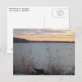 Carte postale Lake Shore Sunset (Devant / Derrière)