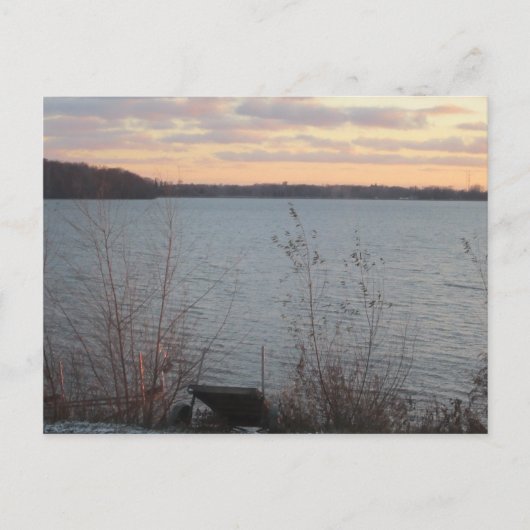 Carte postale Lake Shore Sunset (Devant)