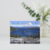 Carte Postale Lake Tahoe - Emerald Bay State Park (Debout devant)