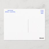 Carte Postale Lake Tahoe Nevada, California Travel Post Card (Dos)