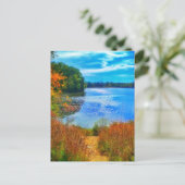 CARTE POSTALE LAKE TRAIL POSTCARD (Debout devant)