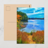CARTE POSTALE LAKE TRAIL POSTCARD (Devant / Derrière)