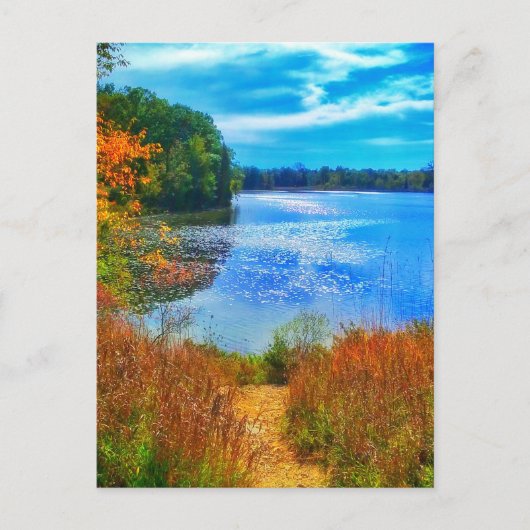 CARTE POSTALE LAKE TRAIL POSTCARD (Devant)
