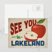 Carte Postale Lakeland Florida Apple - Vintage voyage (Devant / Derrière)