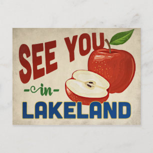 Carte Postale Lakeland Florida Apple - Vintage voyage
