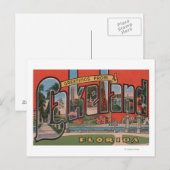 Carte Postale Lakeland, Floride - Scènes de grandes lettres (Devant / Derrière)