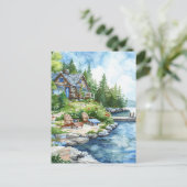 Carte Postale Lakeside Retreat (Debout devant)