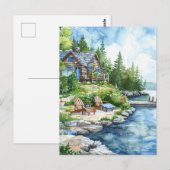 Carte Postale Lakeside Retreat (Devant / Derrière)