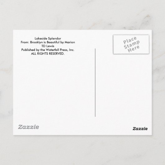 Carte Postale Lakeside Splendor (Dos)