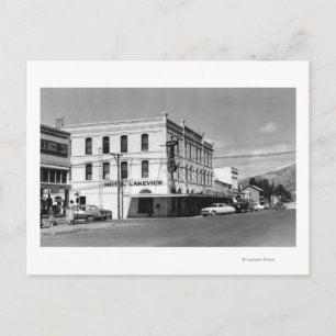 Carte Postale Lakeview, Oregon Main Street View Photo #1