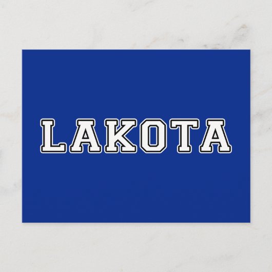 Carte Postale Lakota (Devant)