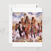 Carte Postale Lakota Native American Nature Proverbe (Devant / Derrière)