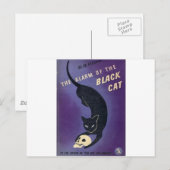 Carte Postale L'alarme du chat (Devant / Derrière)