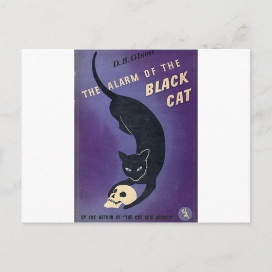 Carte Postale L'alarme du chat (Devant)