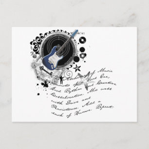 Carte Postale L'alchimie de la musique