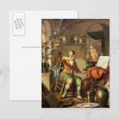 Carte Postale L'alchimiste (Devant / Derrière)