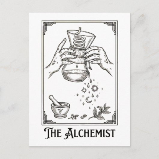 Carte Postale L'Alchimiste du Café (Devant)