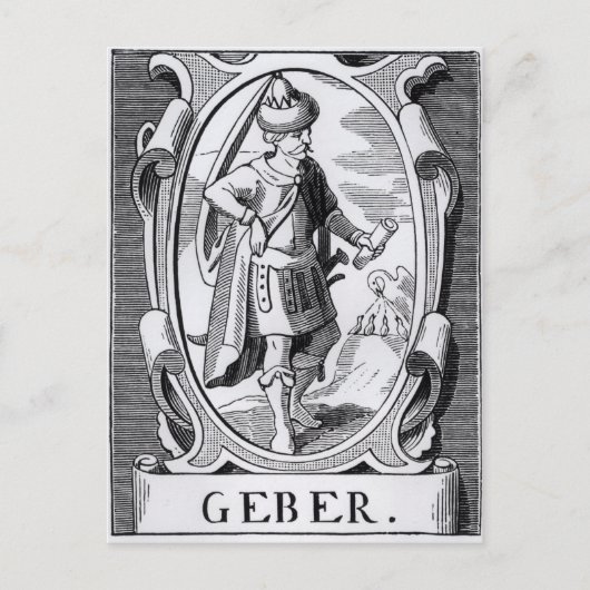 Carte Postale L'alchimiste Geber (Devant)