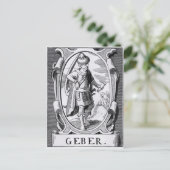 Carte Postale L'alchimiste Geber (Debout devant)