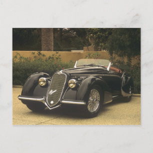 Carte Postale L'Alfa Romeo 8C 2900B est très rare et très