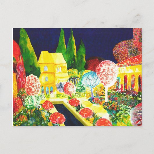 Carte Postale L'Alhambra de nuit. (Devant)